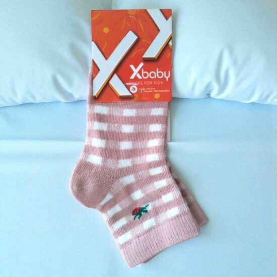 Носки детские X-BABY int-5, розовый, размер 19-22