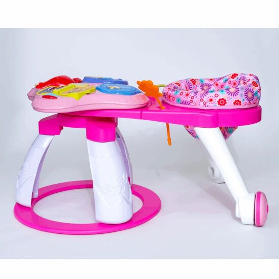 Стульчик для малыша со столиком 3в1 YAYA DUCK BABYLOVE 9555, розовый, изображение 3