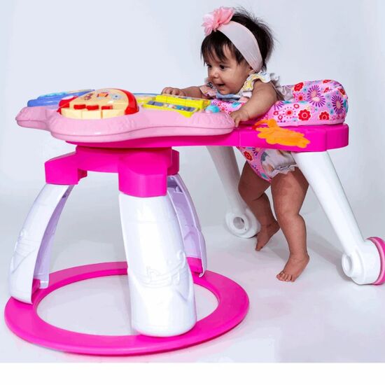 Стульчик для малыша со столиком 3в1 YAYA DUCK BABYLOVE 9555, розовый, изображение 4