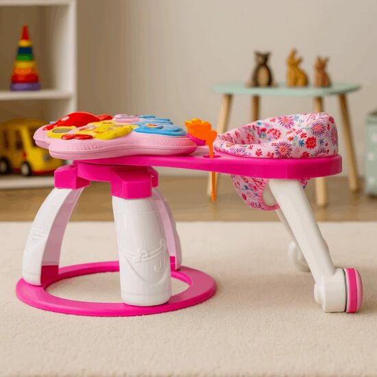 Стульчик для малыша со столиком 3в1 YAYA DUCK BABYLOVE 9555, розовый