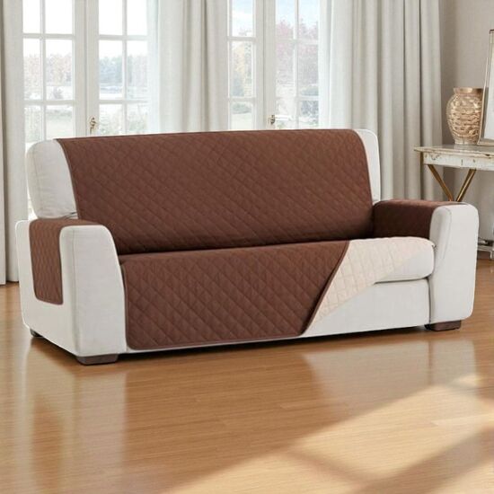 Чехол для дивана DORMEO Fusion, 2в1, коричневый, 150см