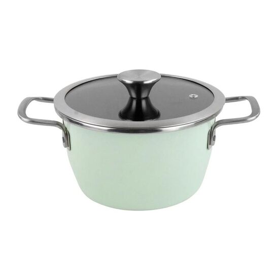 Oala cu capac DELIMANO Nordic, Mint, 20cm, 2 image