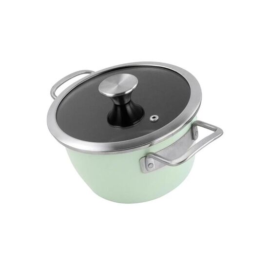 Oala cu capac DELIMANO Nordic, Mint, 24cm, 3 image