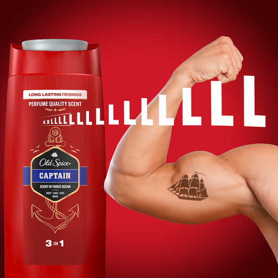Gel de dus OLD SPICE Captain 2in1, 675 ml