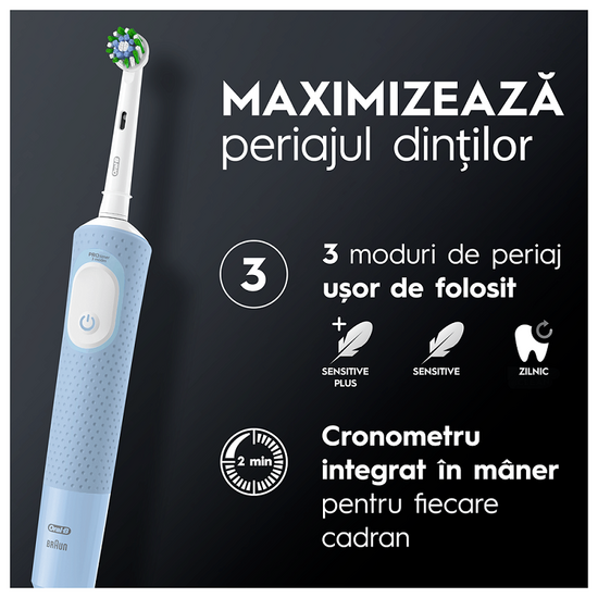 Зубная щетка ORAL-B Vitality Pro, электрическая, 1шт, изображение 6