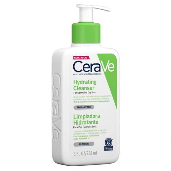 Пенка для умывания CERAVE Hydrating Cleanser, для нормальной и сухой кожи, 236 мл