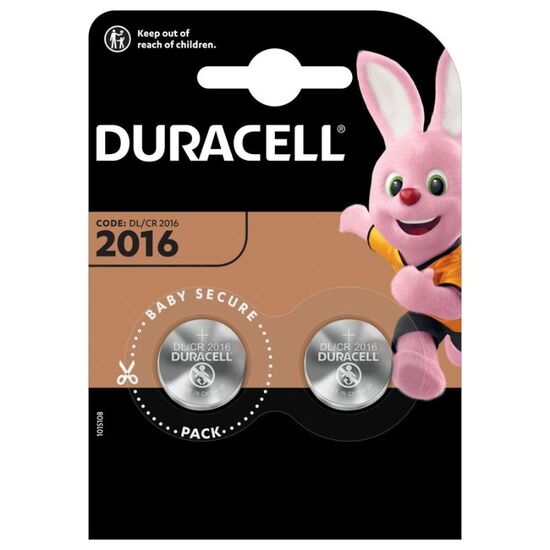 Батарейки DURACELL Lithium DL/CR 2016 х 2 шт