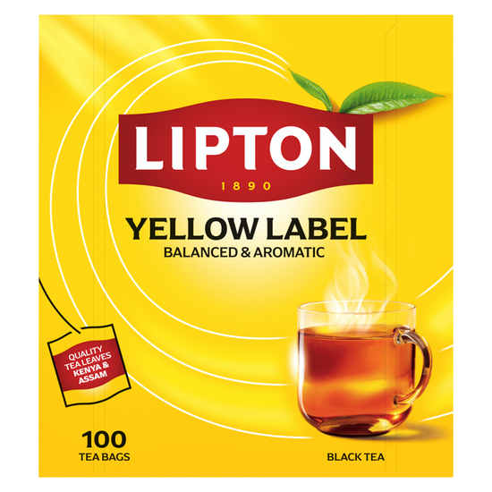 Ceai LIPTON Yellow Label, 100 pliculete, 2 image