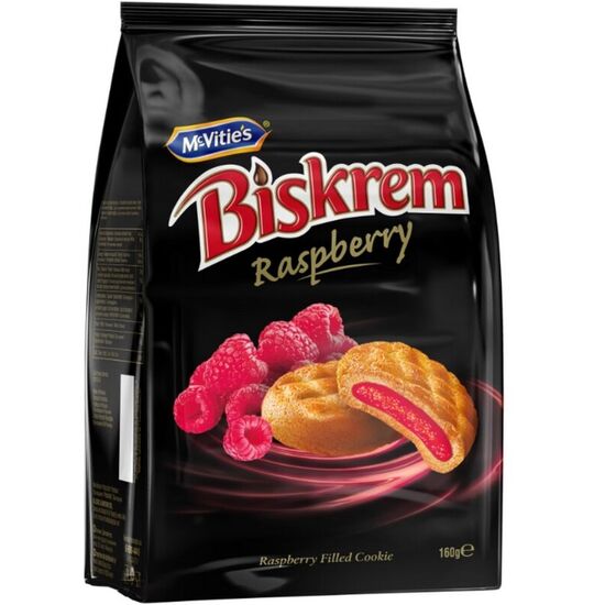 Печенье с начинкой малина McVitie's Biskrem, 160 г