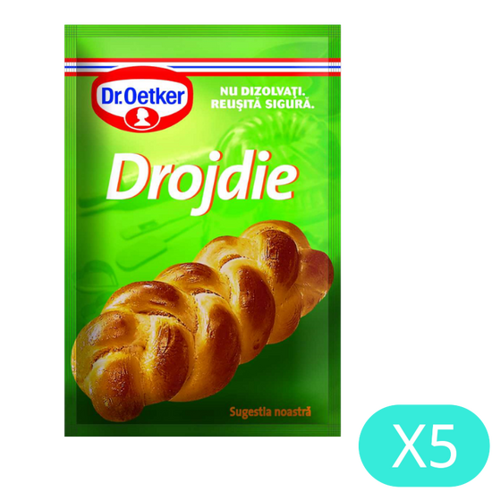 Сухие дрожжи DR.OETKER, 7г, Набор 5 шт, изображение 2