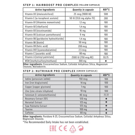 Supliment alimentar Balkan Pharmaceuticals Finlab Hair Growth Formula (Women), 60 capsule, 3 image