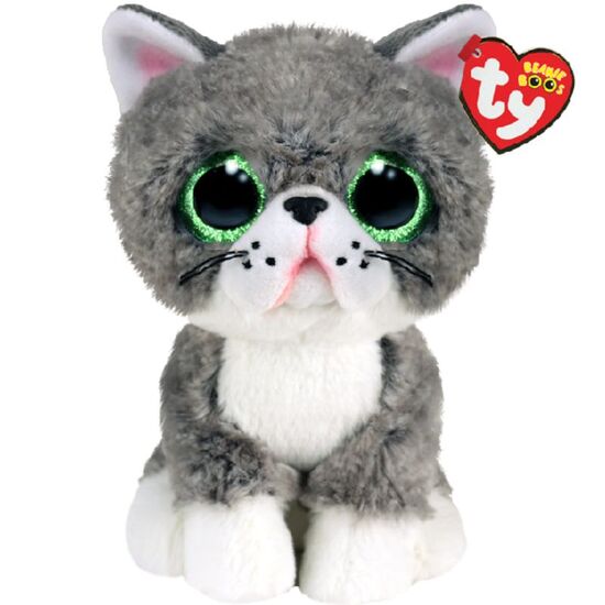Jucărie moale TY Pisicul FERGUS Beanie Boos, 15 cm