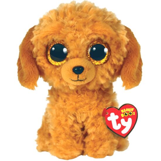 Jucărie moale TY Catelul NOODLES Beanie Boos, 15 cm