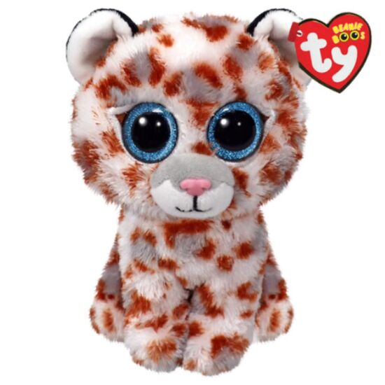 Jucărie moale TY Leopardul cu pete Coco Beanie Boos, 15 cm