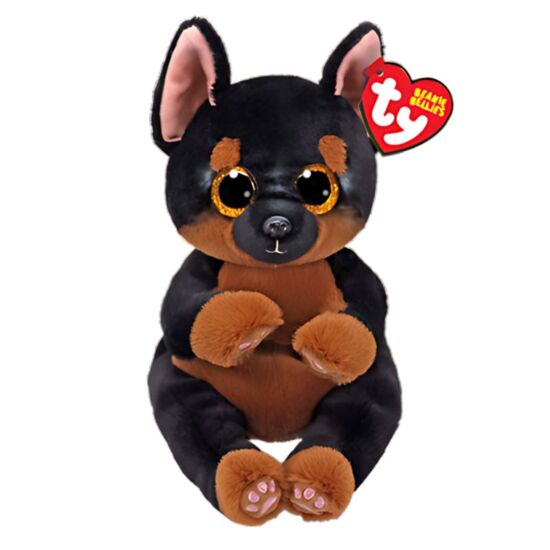 Мягкая игрушка TY Чёрно-подпалый кунхаунд Fritz Beanie Bellies, 20 см