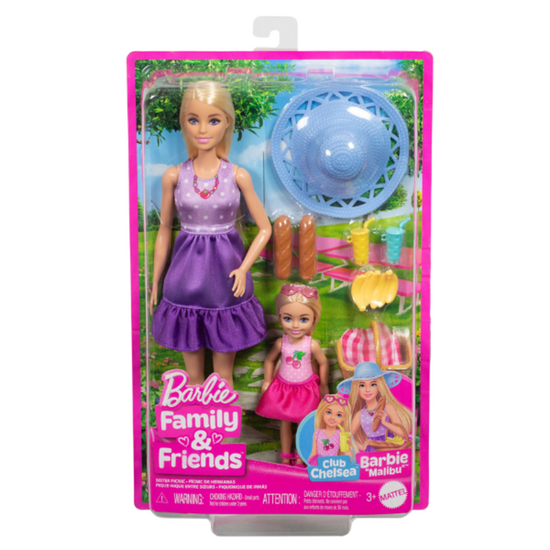 Papusa Barbie, Malibu si Chelsea, cu accesorii, 2 image