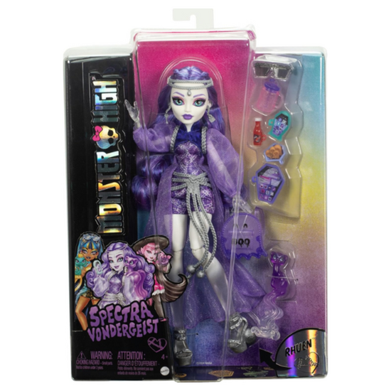 Set de joc Monster High, Spectra Vondergeist, cu accesorii, 2 image