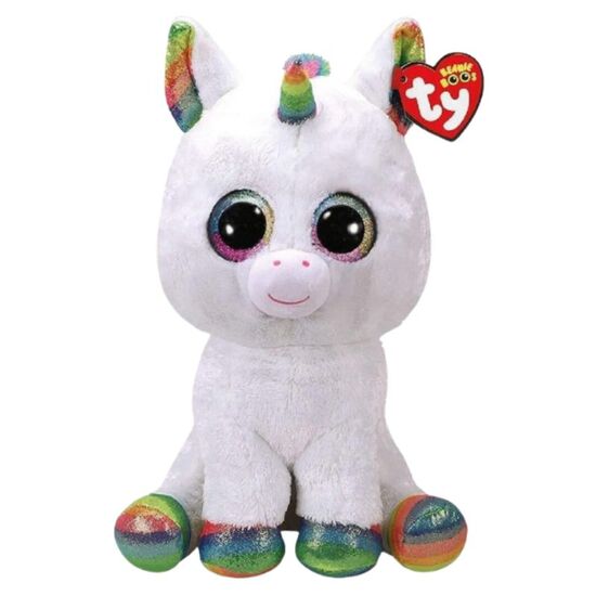 Мягкая игрушка TY Белый единорог Pixy Beanie Boos, 42 см