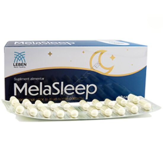 Supliment alimentar LEBEN MelaSleep, 60 capsule, 2 image