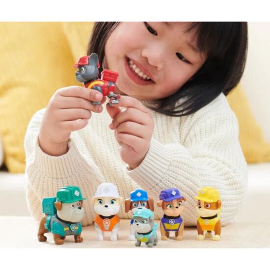 Set de 7 mini-figurine SPIN MASTER, Rubble Crew, "Patrula Cățelușilor", 5 image