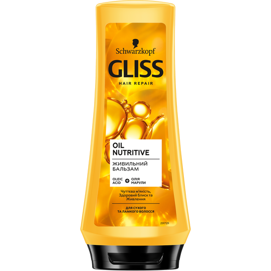 Balsam de par GLISS Nutritive, pentru par uscat, 200 ml