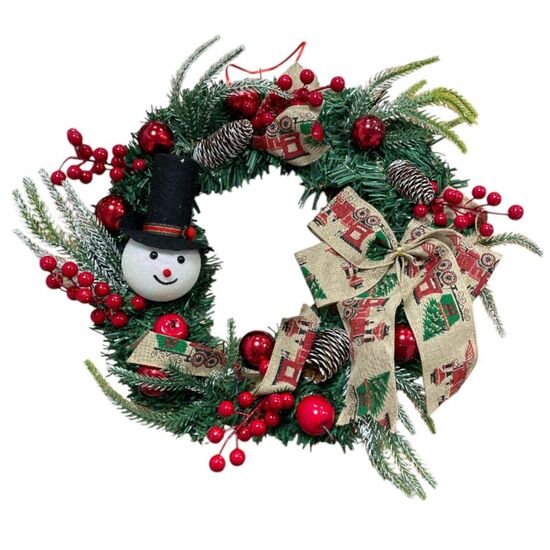 Coroana decorativa de Craciun JL-179,  40 Х 40 cm, 2 image