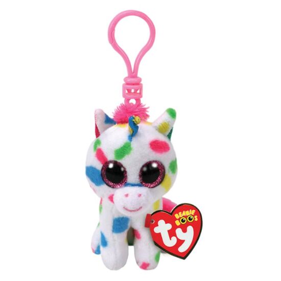 Unicorn colorat TY Harmonia, 8.5 cm, (Beanie Boos)