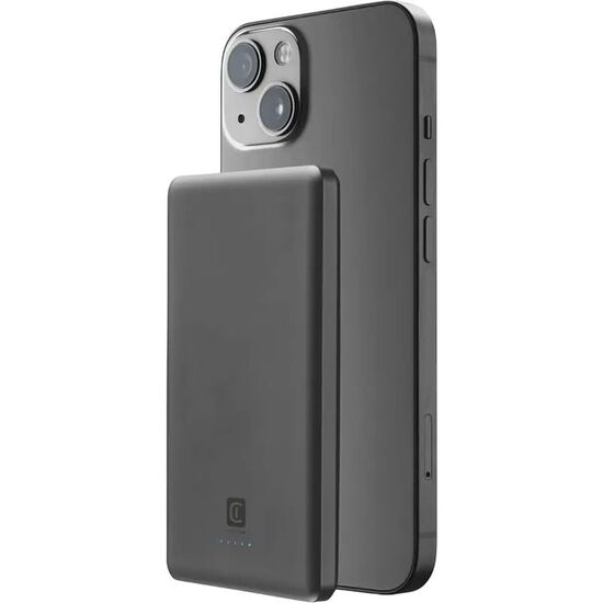 Power bank wireless CELLULARLINE 5000 mAh MAG LITE Dark Gray, 4 image