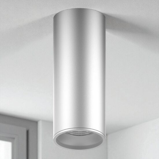Спот LED GAUSS HD006 Накладной, 12W, 4100K, 920lm, IP20, 79x200мм, хром/сатин, 1/30, нейтральный свет