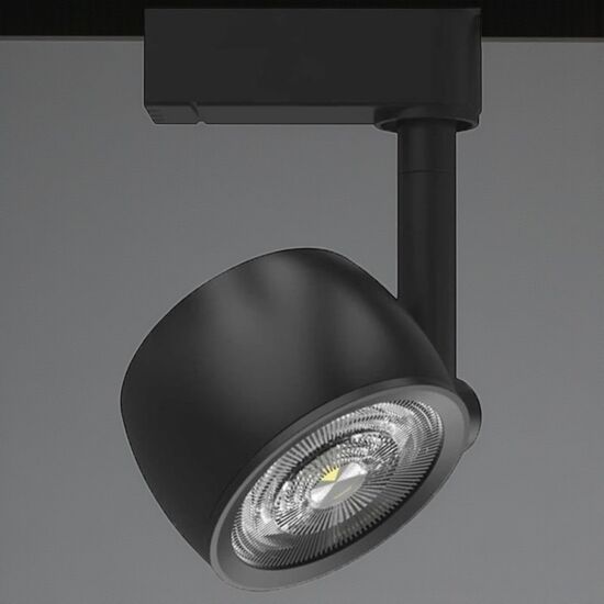 Светильник GAUSS TR 053 LED Tracklight 12W, 4000K, 520lm, IP20, 55x165x90 мм, черный, 1, 20