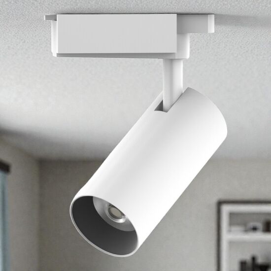 Светильник GAUSS TR085 LED Tracklight 24Вт, 4000K, 1830Лм, IP20, 65x206 мм, цилиндр, белый, 1 шт