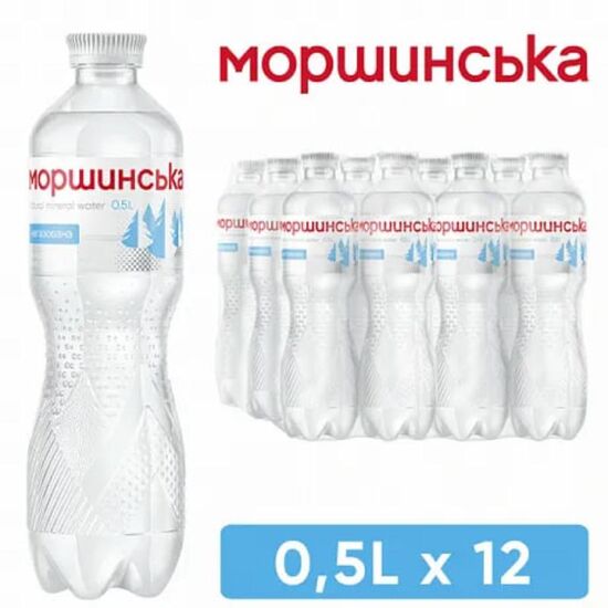 Набор минеральной воды МОРШИНСЬКА, Негазированная, 0.5 Л, 12 шт