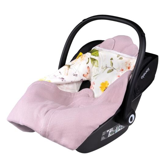 Плед для коляски LIONELO Travel Pink Flower, изображение 2