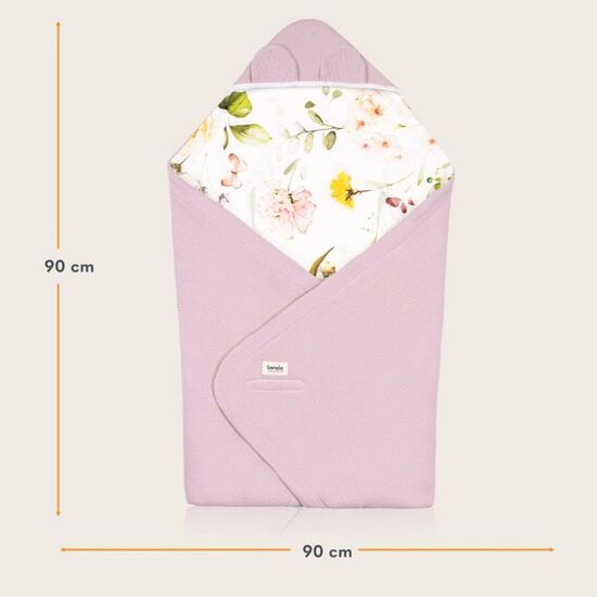 Плед для коляски LIONELO Travel Pink Flower, изображение 4