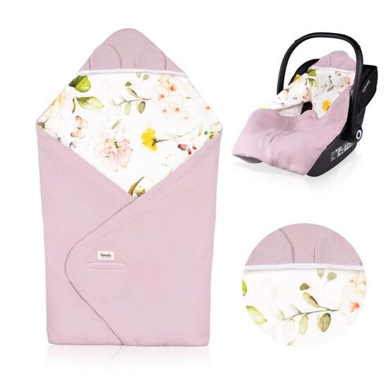 Плед для коляски LIONELO Travel Pink Flower, изображение 5