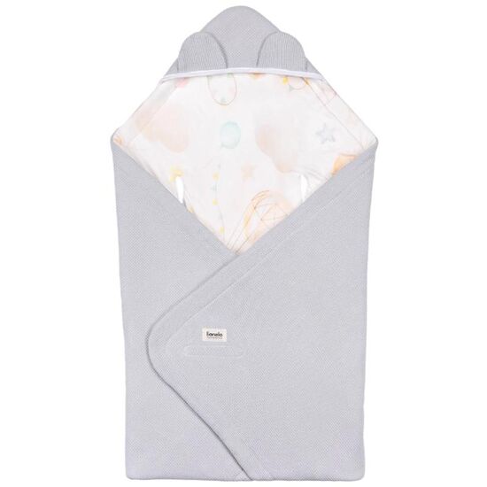 Patura pentru carucior LIONELO Travel, Grey Balloon