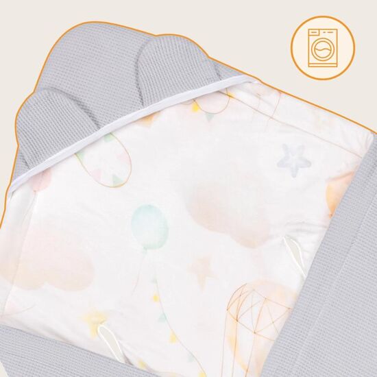 Patura pentru carucior LIONELO Travel, Grey Balloon, 6 image