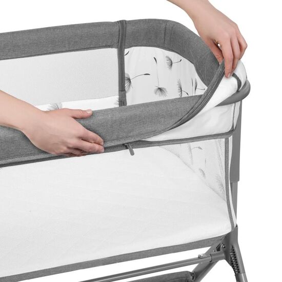 Patut co-sleeper LIONELO Leonie Plus, Grey Stone, 10 image