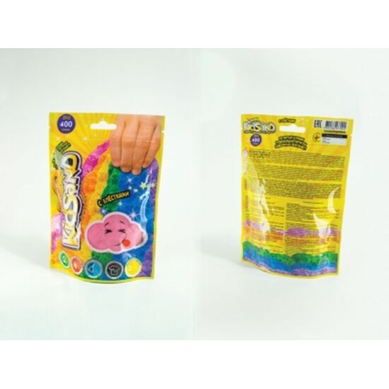 Nisip kinetic KIDSAND 19453, rezervă, 6 culori, 400 g
