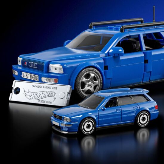 Конструктор Hot Wheels – 94 Audi Avant RS2, масштаб 1:32, изображение 6