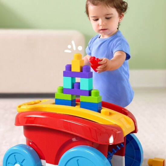 Конструктор-тележка Mega Bloks, 20 элементов, изображение 7