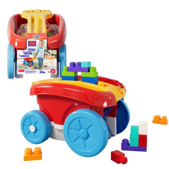 Конструктор-тележка Mega Bloks, 20 элементов