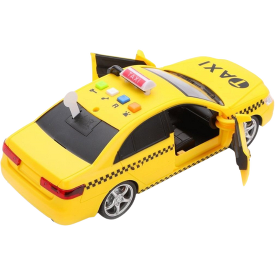 Masina inertiala Wenyi 1:16, Taxi, lumina / sunet / usi mobile, 4 image