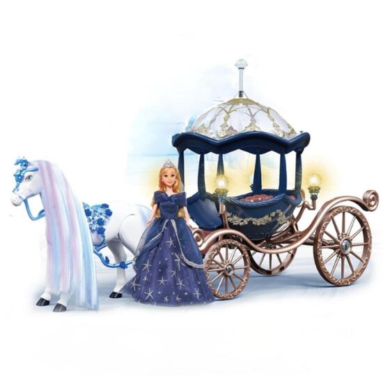 Игровой набор ESSA TOYS, Принцесса с лошадью и каретой, Со светом и звуком, изображение 2