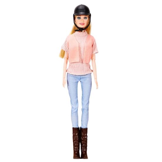 Papusa ESSA TOYS, In costum pentru echitatie, 2 image