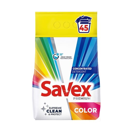 Стиральный порошок SAVEX Premium Color, 3.6 кг, 45 стирок