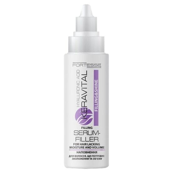 Serum-filler Fortesse KeraVital Filling&Shine, pentru volum, 90 ml