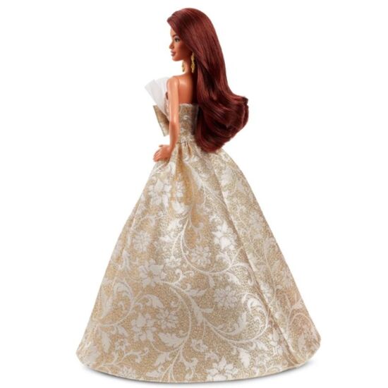 Коллекционная кукла Barbie Holiday 2025, брюнетка, изображение 3