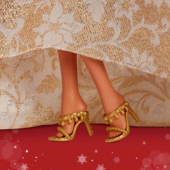 Коллекционная кукла Barbie Holiday 2025, брюнетка, изображение 6