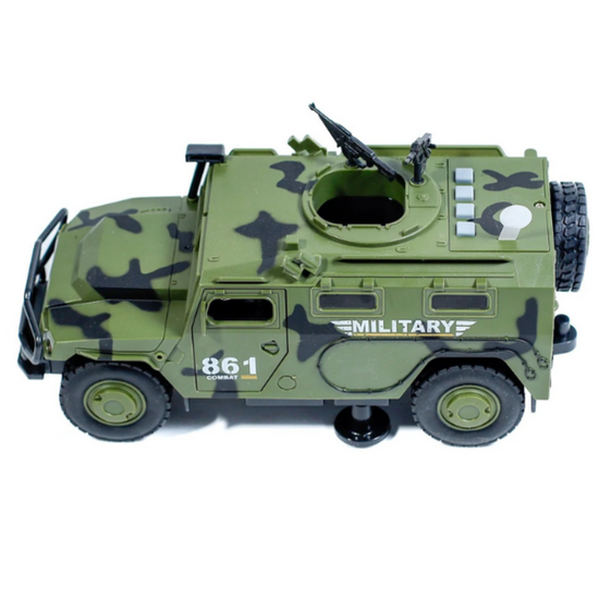 Vehicul blindat militar cu inertie Wenyi 1:16, lumini /sunete / usile se deschid, 4 image
